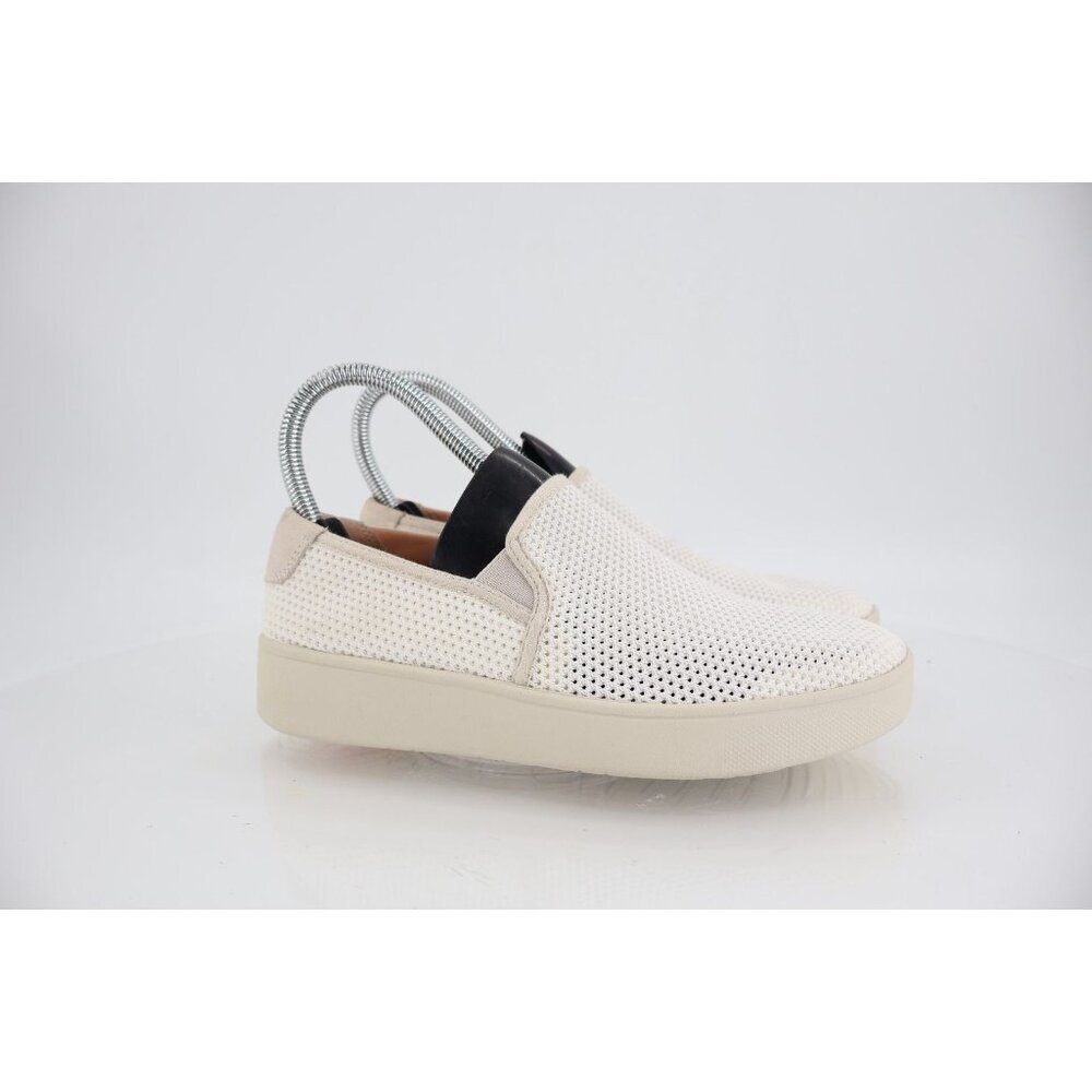 FitFlop Rally Womens Open Mesh Slip-On Sneakers Skate Trainers Size 5 White
